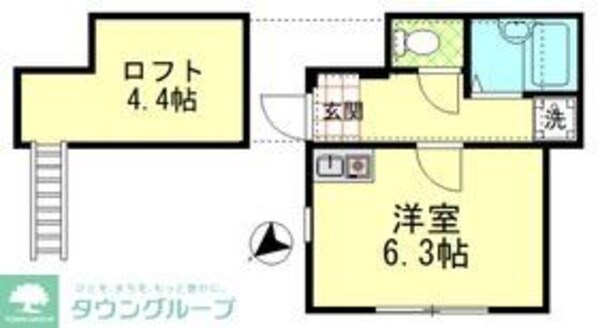 ドミール西が丘の物件間取画像